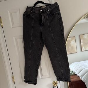 Madewell Women's Black Straight Leg Jeans